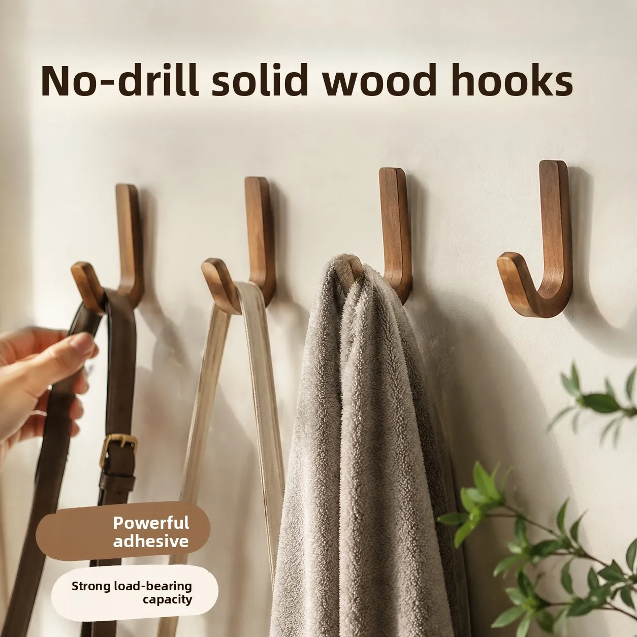 strong-adhesive-wood-wall-mounted-coat-hooks-nordic-style-bathroom-kitchen-storage-organizer-no-drilling-required