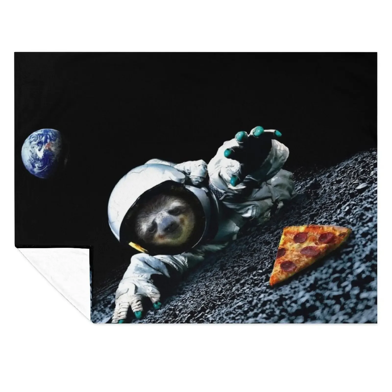 

Slothstronaut Throw Blanket Sofa For Decorative Sofa anime Beautifuls Blankets