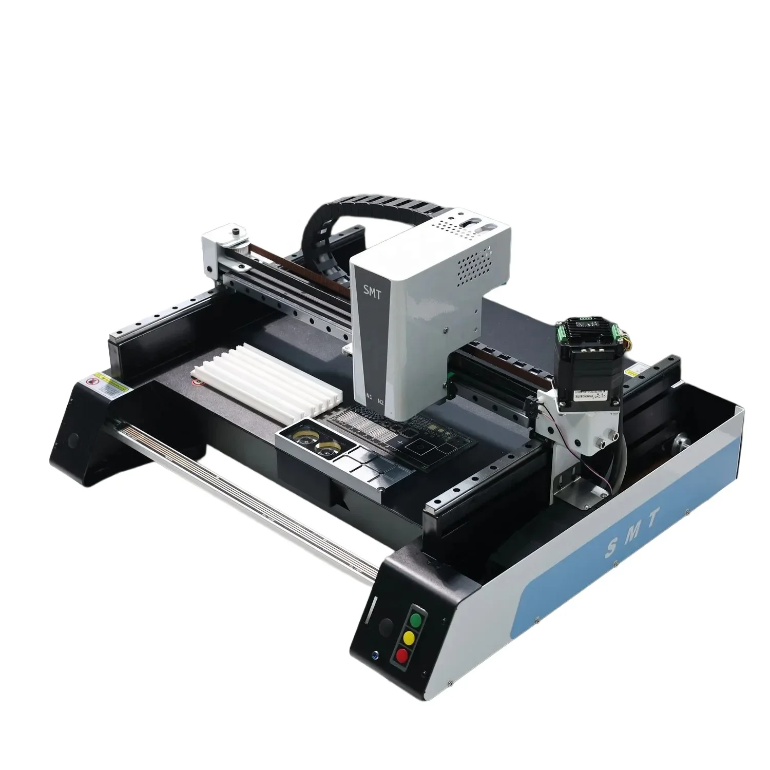 

V5 PRO Desktop SMT Pick and Place Machine ±0.05mm Mounting Accuracy Triple ca me ra Positioning