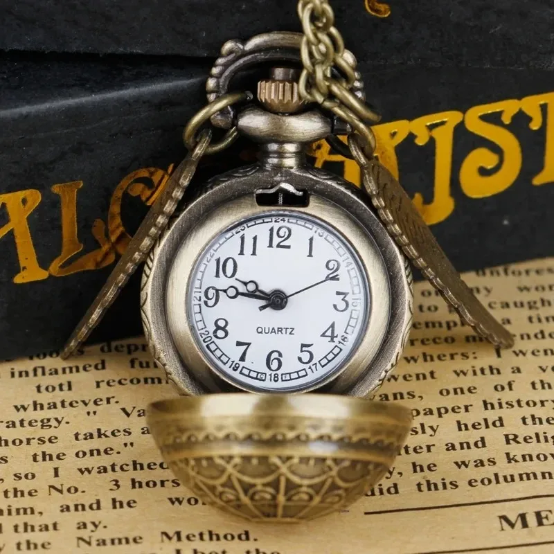 Vintage zakhorloge mannen vrouwen beste cadeau nieuw ontwerp quartz ketting hanger ketting cadeau voor kinderen Reloj De Bolsillo Magic
