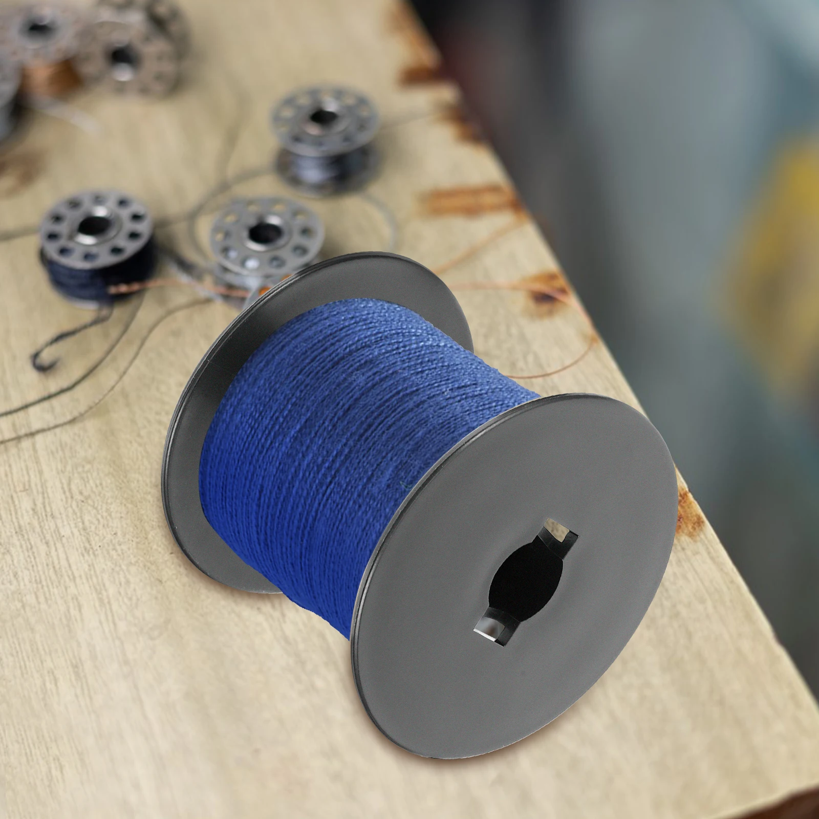 

6 Pcs Black Plastic Thread Bobbins Wear Resistant Embroidery Spools Sewing Machine Accessories Mini Empty Spools