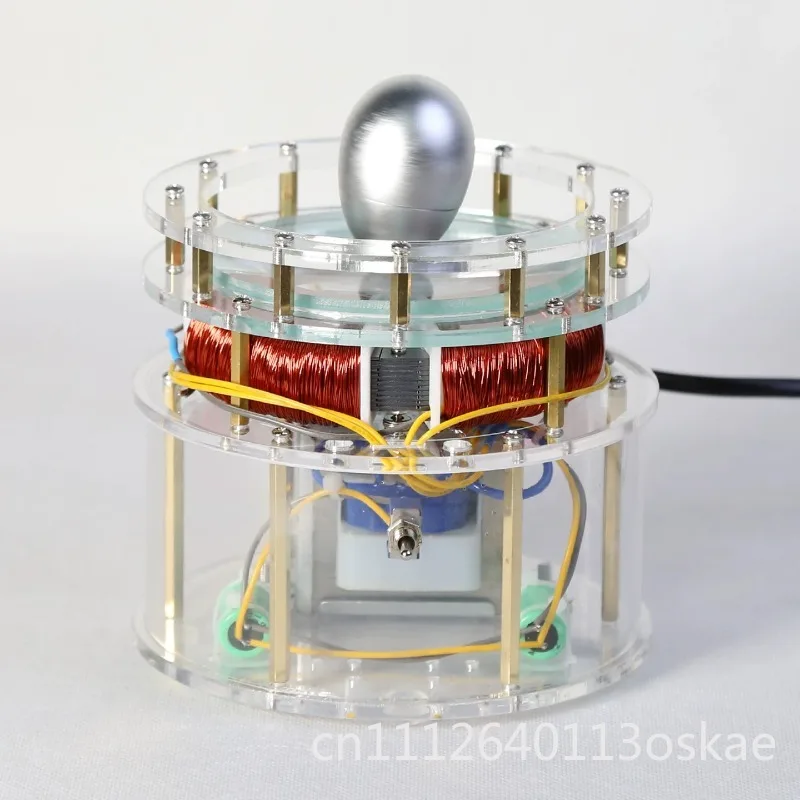 Tesla Columbus Egg Induction Motor Model Demonstration Rotating Magnetic Field Explanation Science And Technology Museum Display