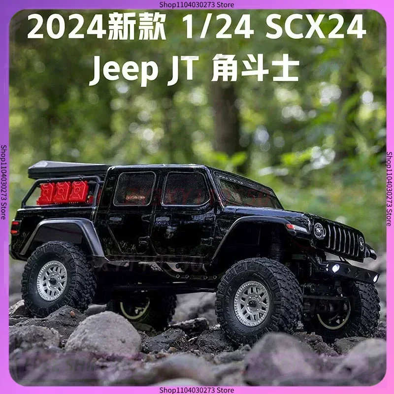 محوري SCX24 1/24 JT Gladiator RTR الدفع الرباعي التحكم عن بعد تسلق على الطرق الوعرة مركبة AXI00005 V2