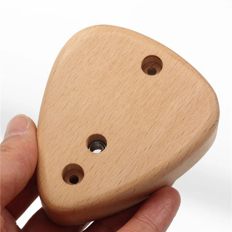 

B72A 2X Wall Mount Guitar Hanger Hook Wood Base Banjo Bass Acoustic Electric Guitar Neck Holder Stand With Picks Slot,A