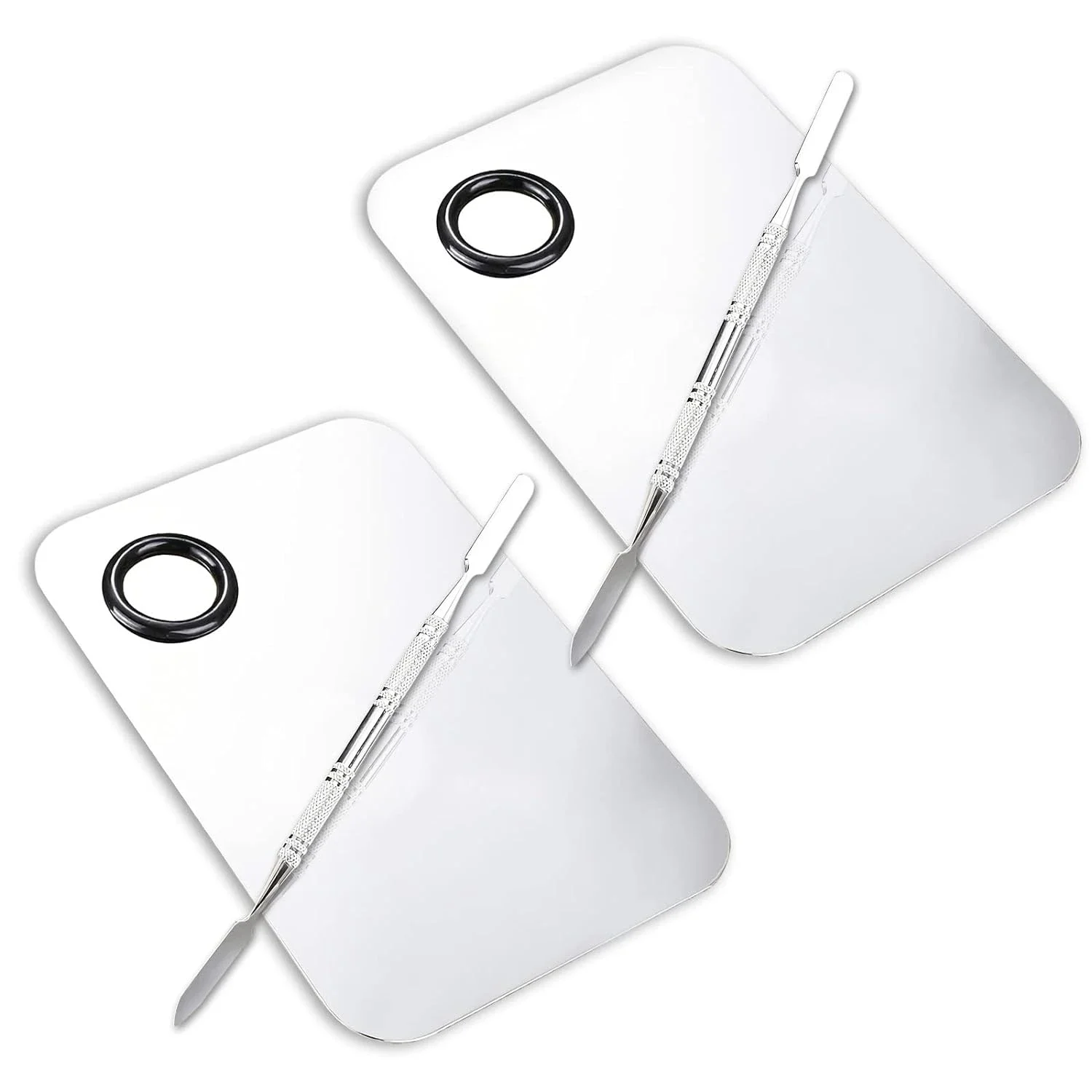 

Up Routine to the Next Level with this High-Quality Makeup Mixing Palette Tray and Precision Spatula Set. Enhance Your Makeup Sk