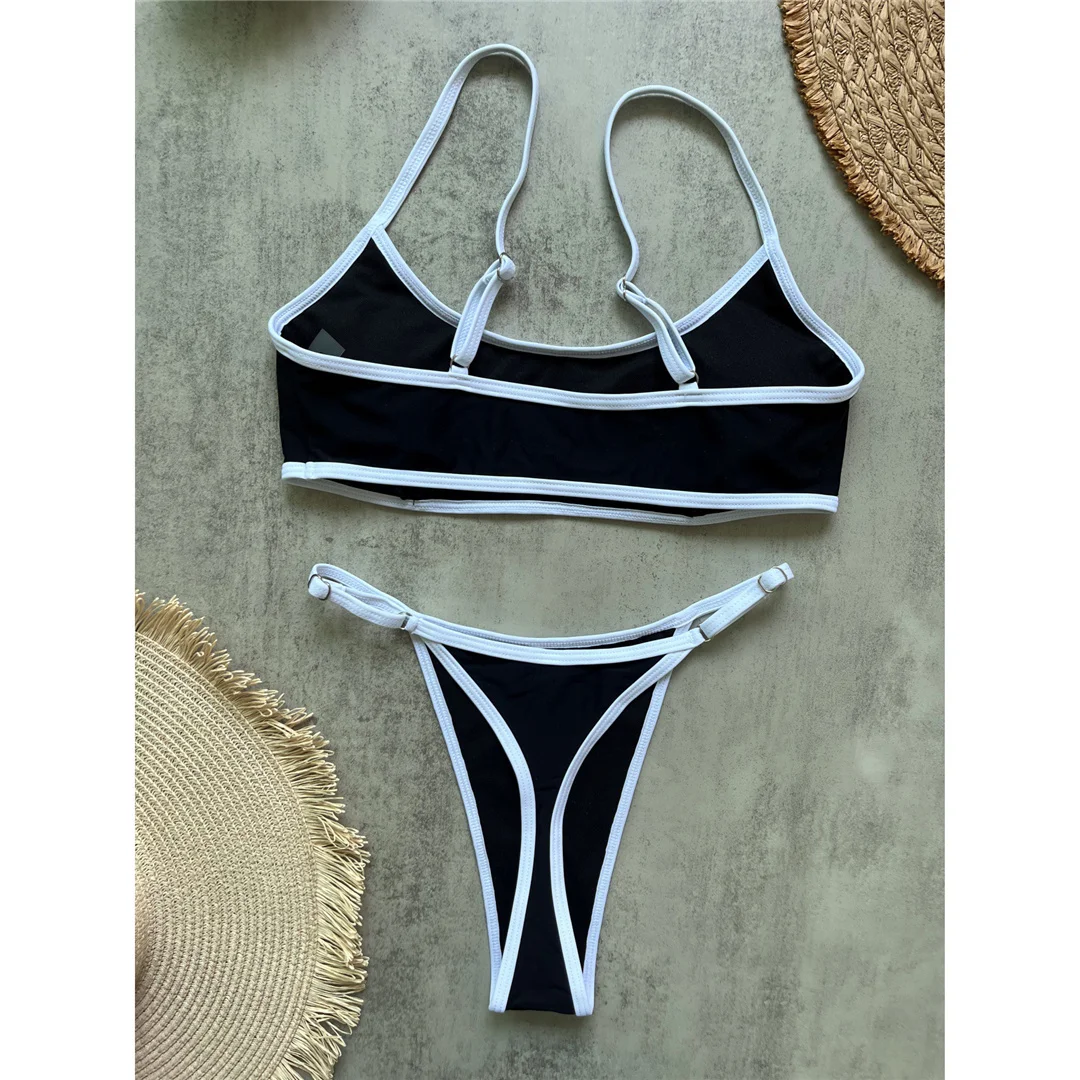 Sexy Extrem String Mini Micro Tanga Bikini Damen Badeanzug Frauen Bademode Zweiteiliger Bikini-Set Badeanzug Schwimmanzug V8248 – Detail 9