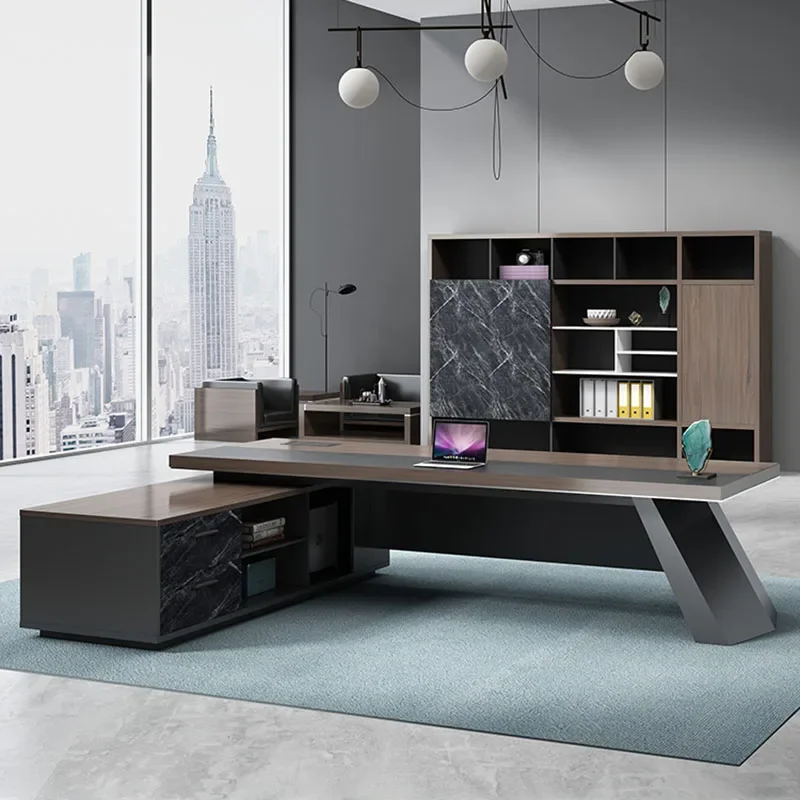 Office Tables Desk Corner Workstation Organizer Workshop Table Study L Shaped Professional Furniture Room Desks Home Tisch Work