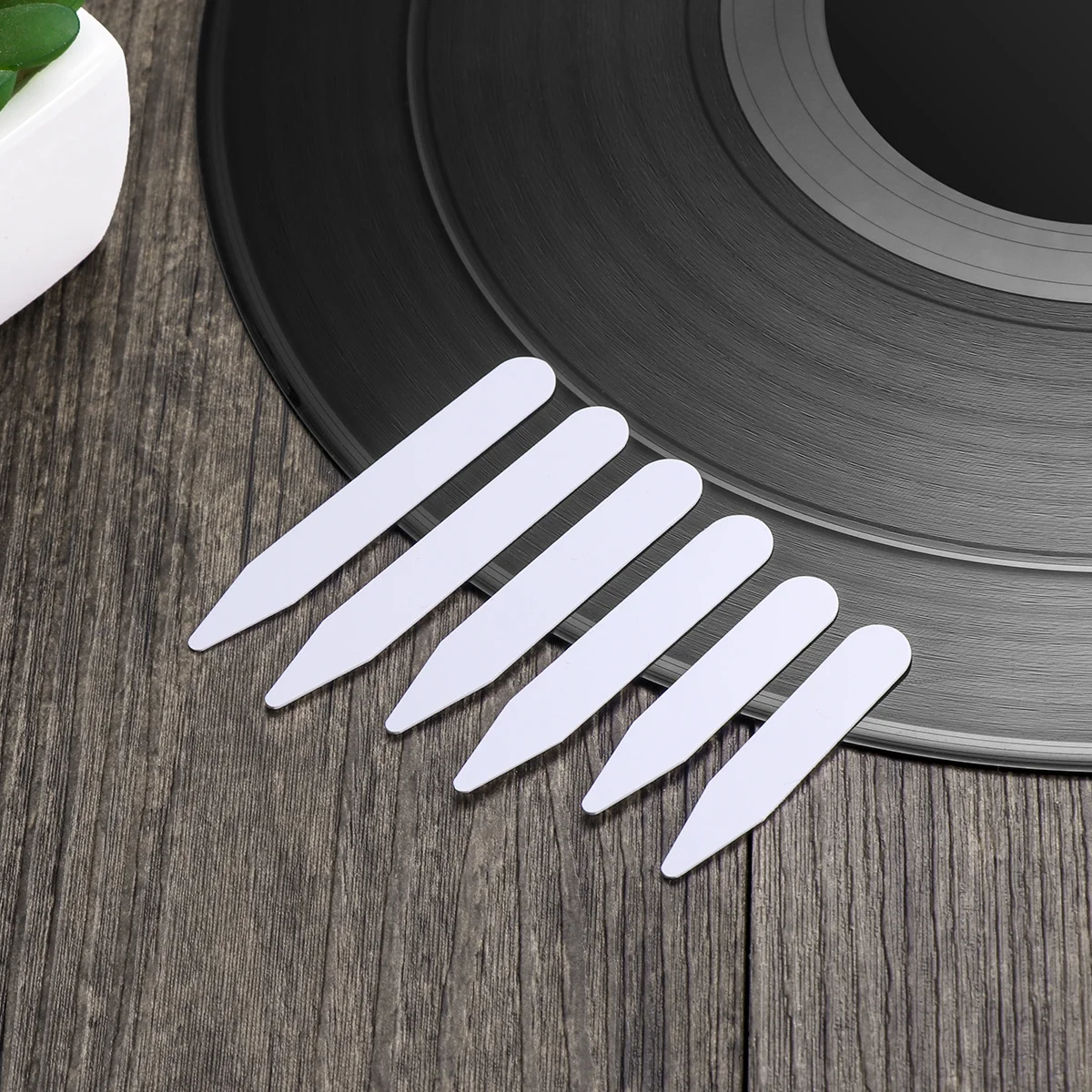 200 قطعة طوق نايلون يبقى 3 مقاسات إكسسوارات بلاستيكية بيضاء للرجال فستان Pristine Crisp طوال اليوم