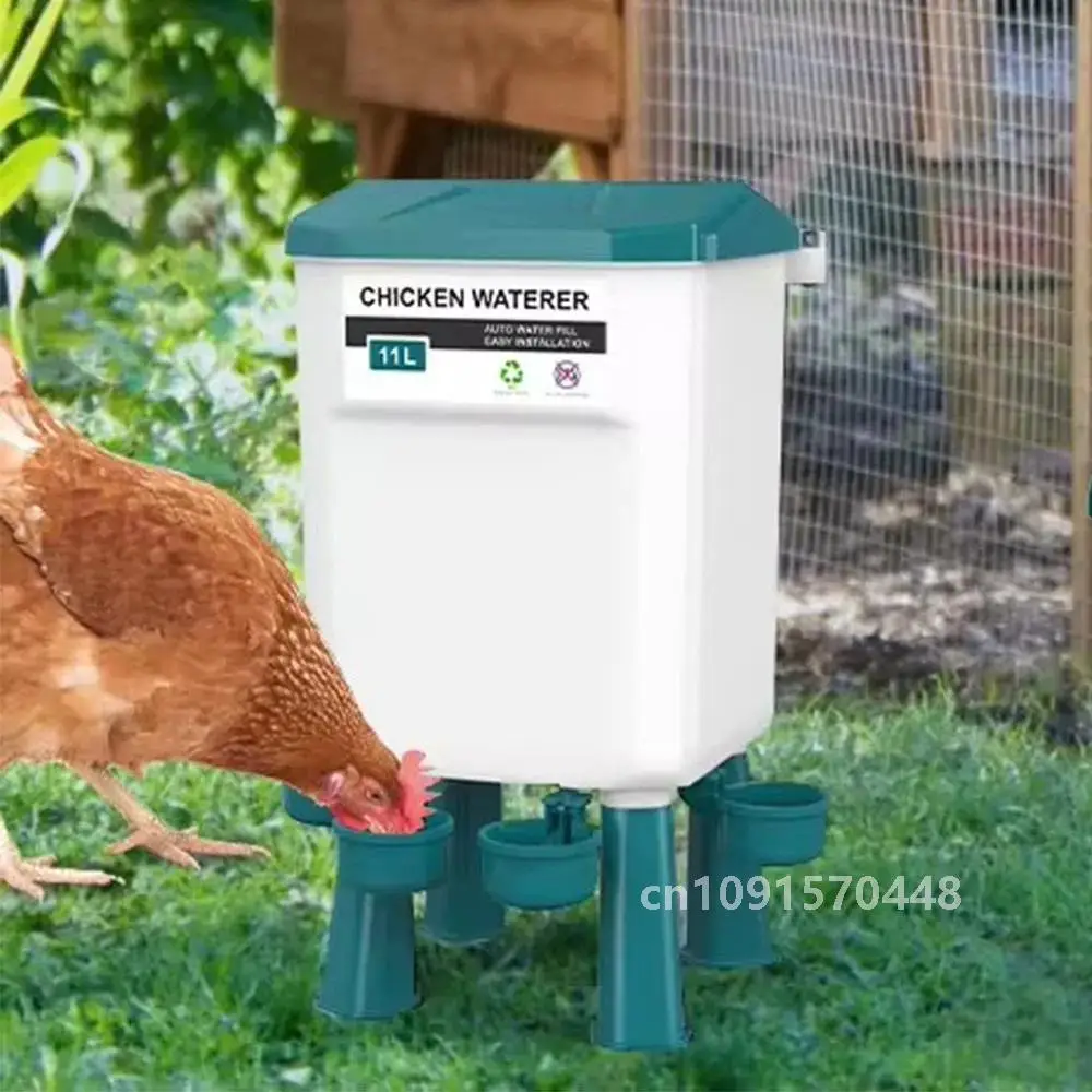 Chicken Duck Drinking Cup Automatic Drinker Chicken Feeder Plastic Poultry Farm Water Drinking Cups Easy Installation