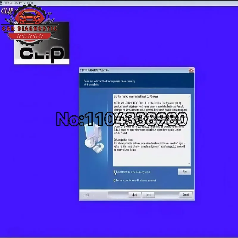 2026 Newest Version Can Clip V237 V236 V220 SW V215 V212 V209  For Renaults  Diagnostic Tool  Reprog V191 Dialogys V4.72 Automot