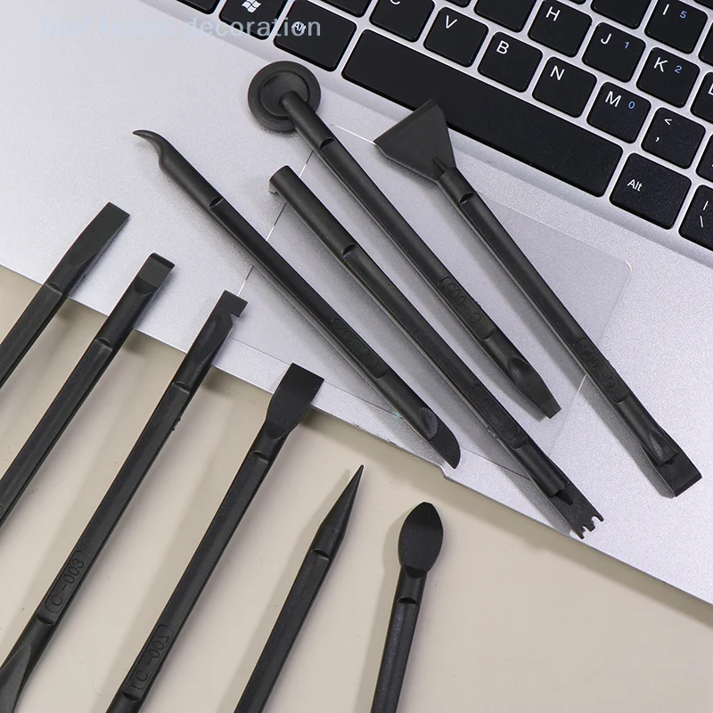 10pcs/Set Newest 10 In 1 Plastic Crowbar Disassembly Spudger Opening Tools Kit For Mobile Phone Computer Repairing Opening Tools