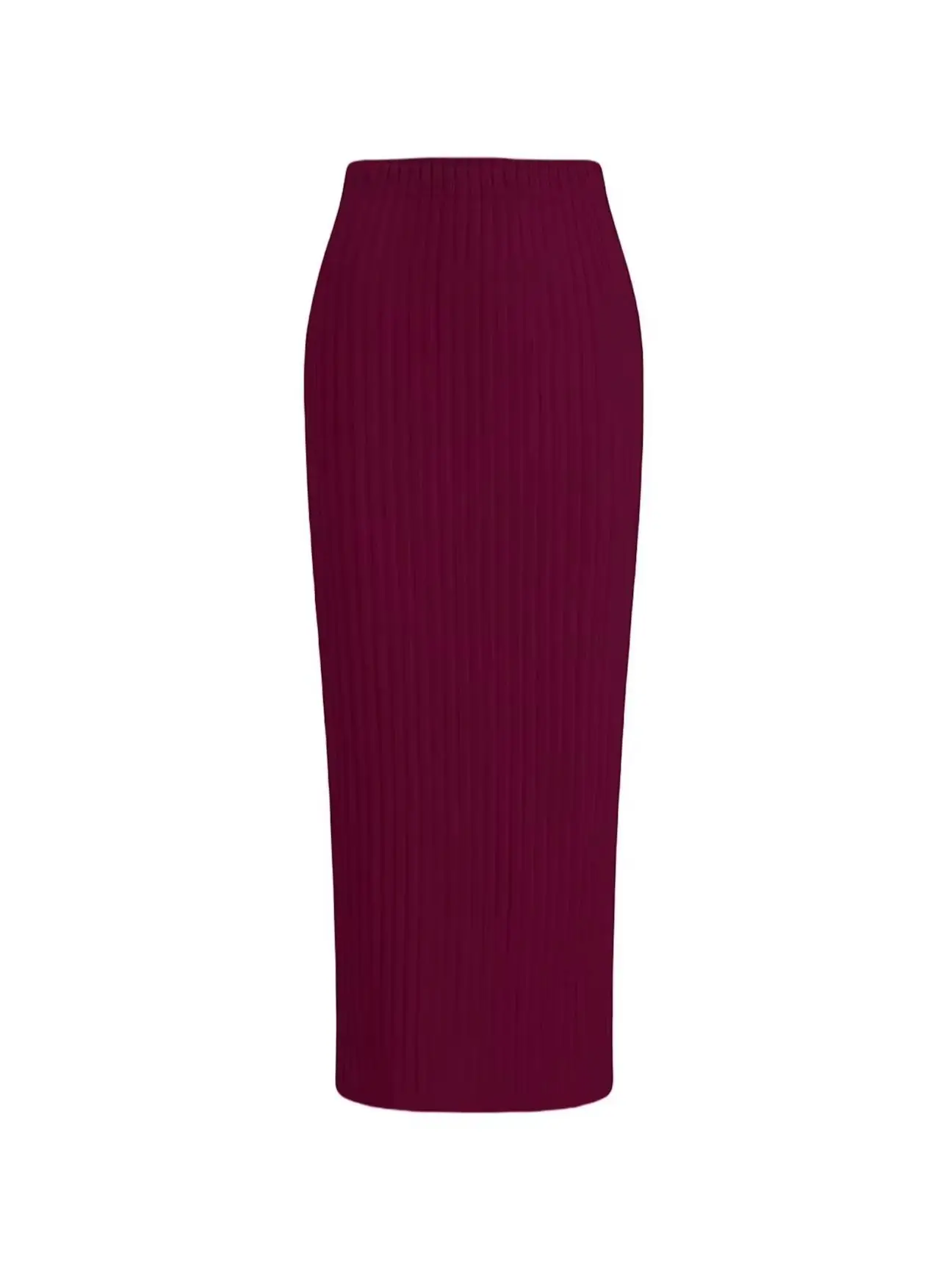 Women's skirt, elastic waist basic versatile casual everyday autumn and winter skirt, base skirt, elegant and versatile