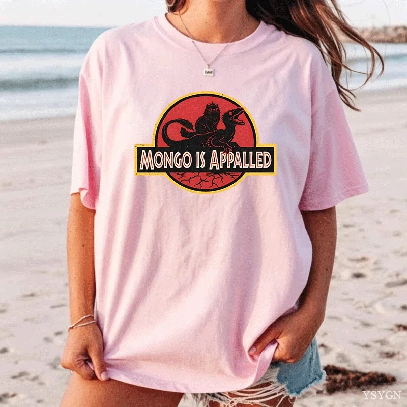 Mongo Is Appalled T-shirt Pincess Donut Dungeon Crawler Carl Graphic T Shirts Women Mother's Day T Shirts Round Neck Tees