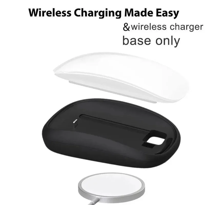 A14m 3x mouse dock para mouse mágico 2 doca de carregamento ergonômico sem fio almofada de carregamento habitação altura aumentada-a