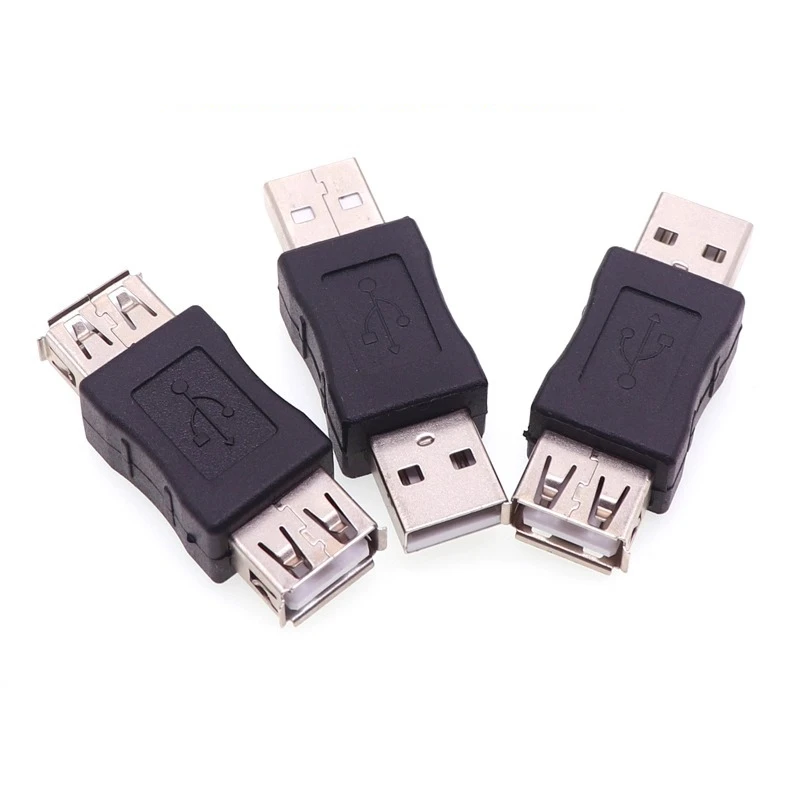 USB2.0A Male To Male - Konektor Ekstensi USB 2.0, Adaptor Female/Female & Male/Female, Transfer Data Berkecepatan Tinggi