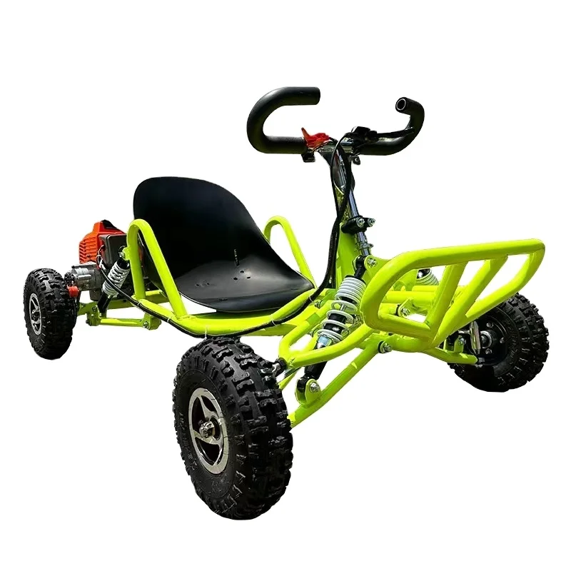 

Новый 80CC педаль газа Go Kart вездеход UTV пляжный дрифт-велосипед с двухтактным двигателем скорость 35 км/ч для приключений на открытом воздухе