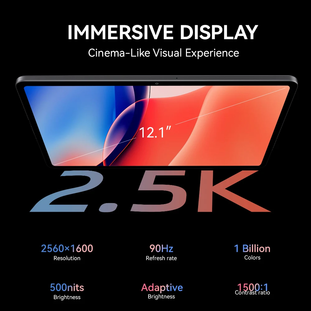 ALLDOCUBE iPlay 70 Pad Pro 12.1'' 2.5K 90Hz Dsiplay MTK G100 16GB