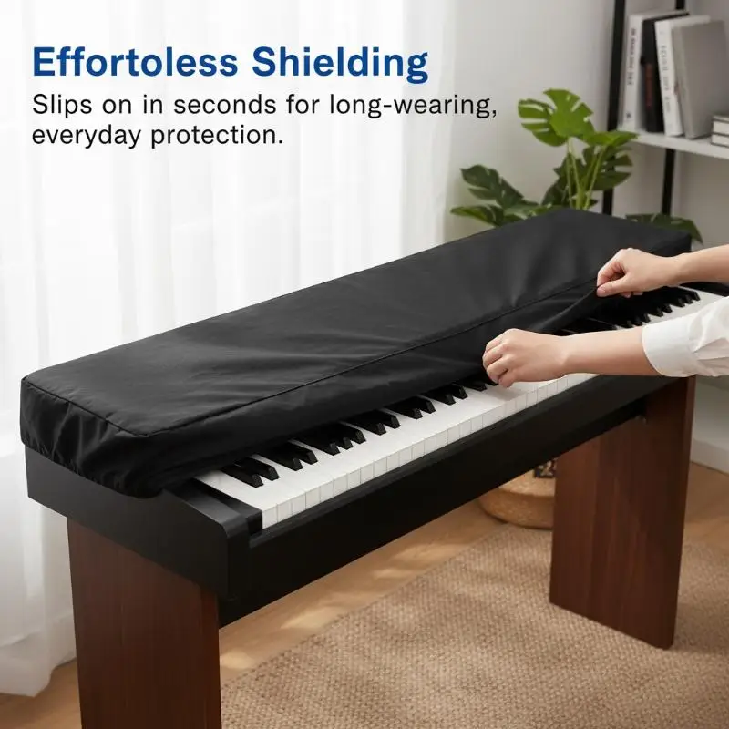 New 1PC 61/88 Keys Electronic Piano Keyboard Covers Keyboards Stretchable Dust Proof Folding Waterproof