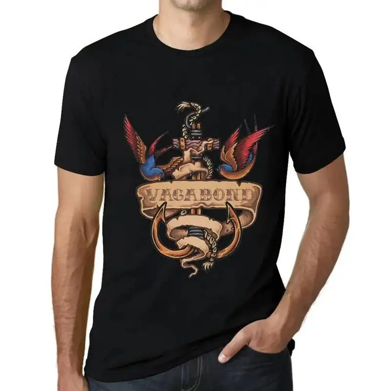 Men's Graphic T-Shirt Anchor Tattoo Vagabond Eco-Friendly Limited Edition