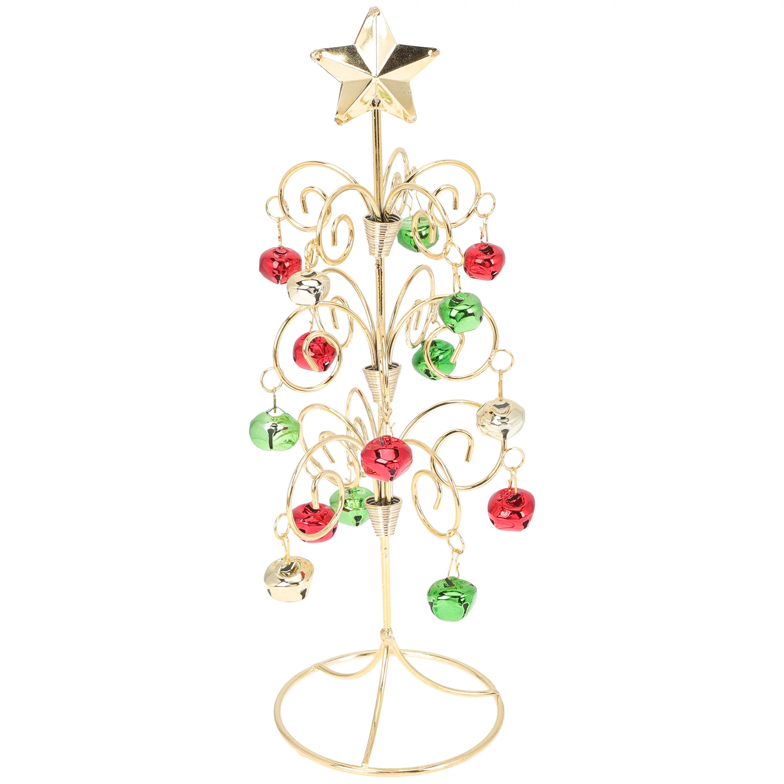 Weihnachtsbaum Party Schmuck Weihnachten Urlaub Bäume Gold Dekor Desktop Tischplatte Mini Eisen Verzierungen Metall Dekoration