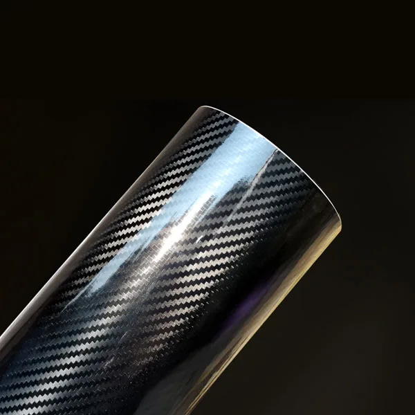 Super quality Ultra Gloss 5D Carbon Fiber Vinyl Wrap Big Texture Super Glossy 5D Carbon Film With Size 50cm*150cm/200cm/300cm