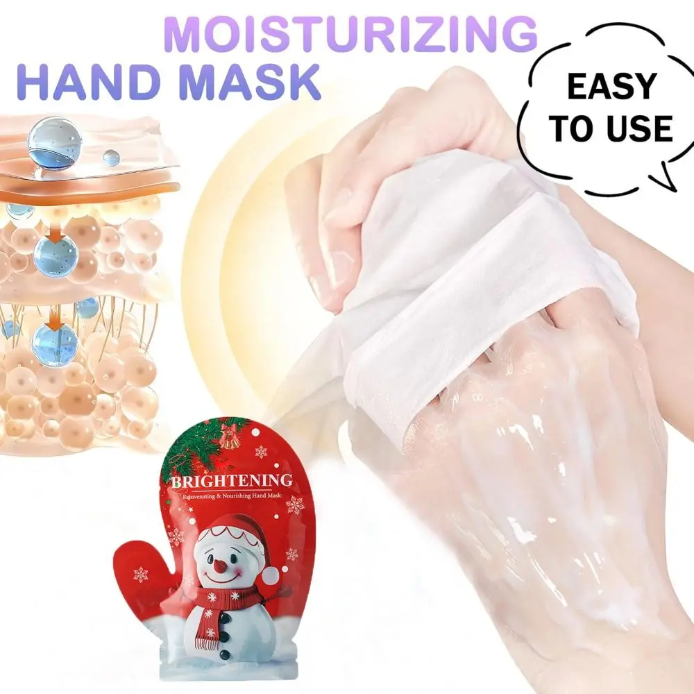 Hydrating Skincare Mask Hydrating Hand Mask Silky Hand Care Mask for Dry Cracked Rough Hands Exfoliating Hand Peeling Spa Masks