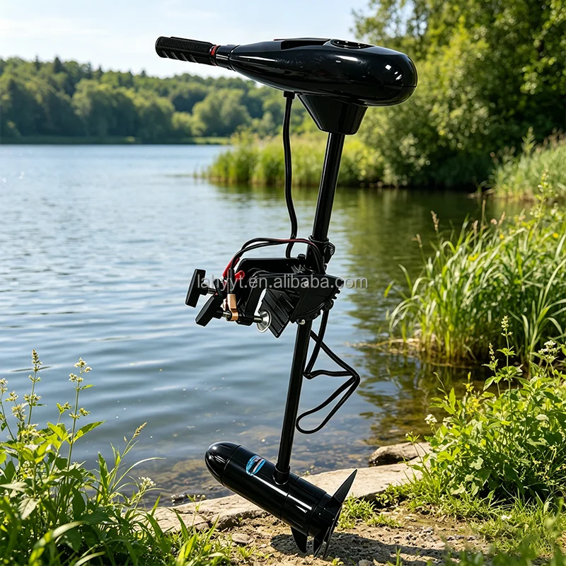 Hailebao MD8001 12V Brush Motor 28LBS Freshwater Trolling Propulsion System PVC Hull For Kayak Inflatable Boat & Small Canoe