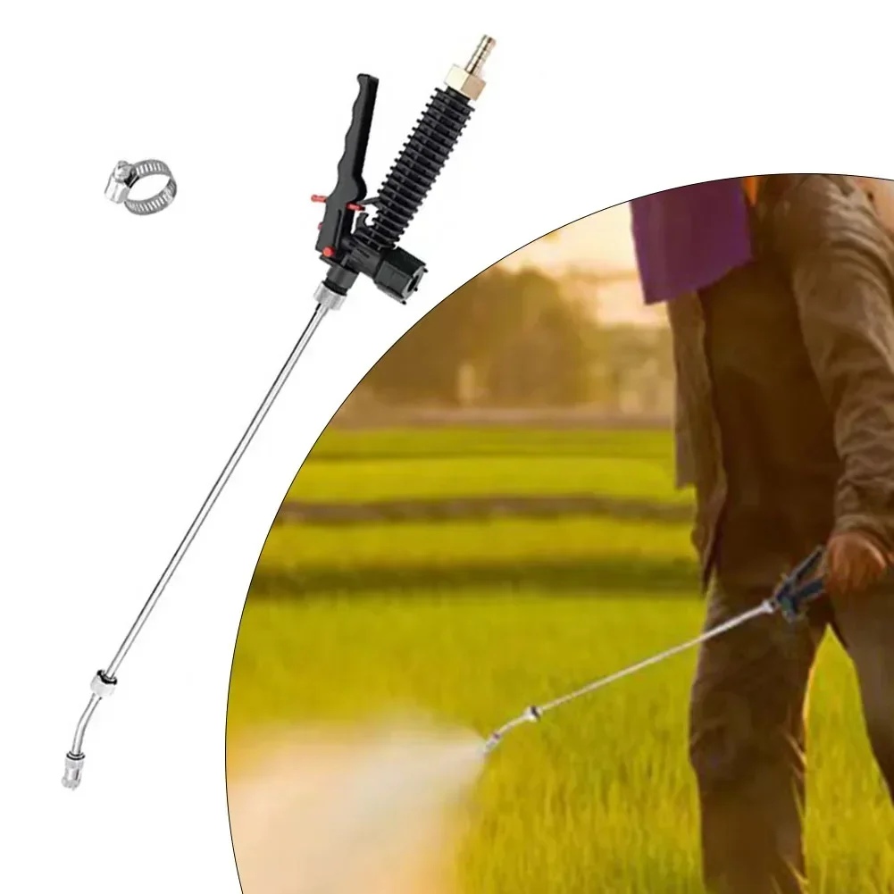 29in Adjustable Nozzle With Hose Quick Connector Backpack Sprayer Rod Weeds Spraying Plants Brass Barb Sprayer Wands