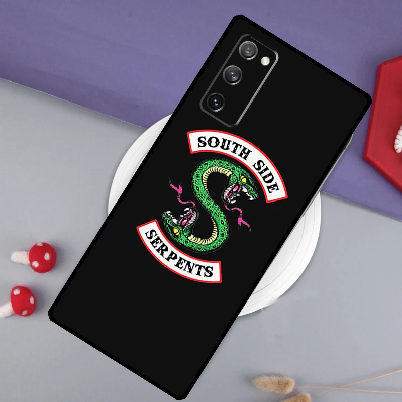 Riverdale South Side Serpents Case For Samsung Galaxy S23 S21 FE S22 Ultra Note 20 Ultra S8 S9 S10 Plus S20 FE Back Cover