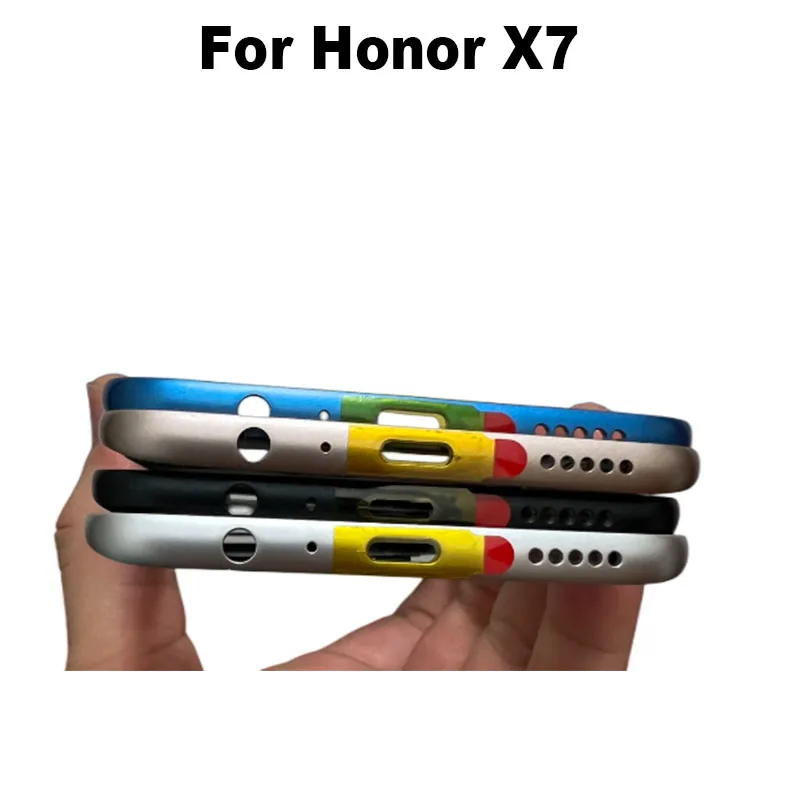 Middle Frame For Huawei Honor X7 Front Bezel Back Lcd Housing Holder Rear Plate Chassis CMA-LX2