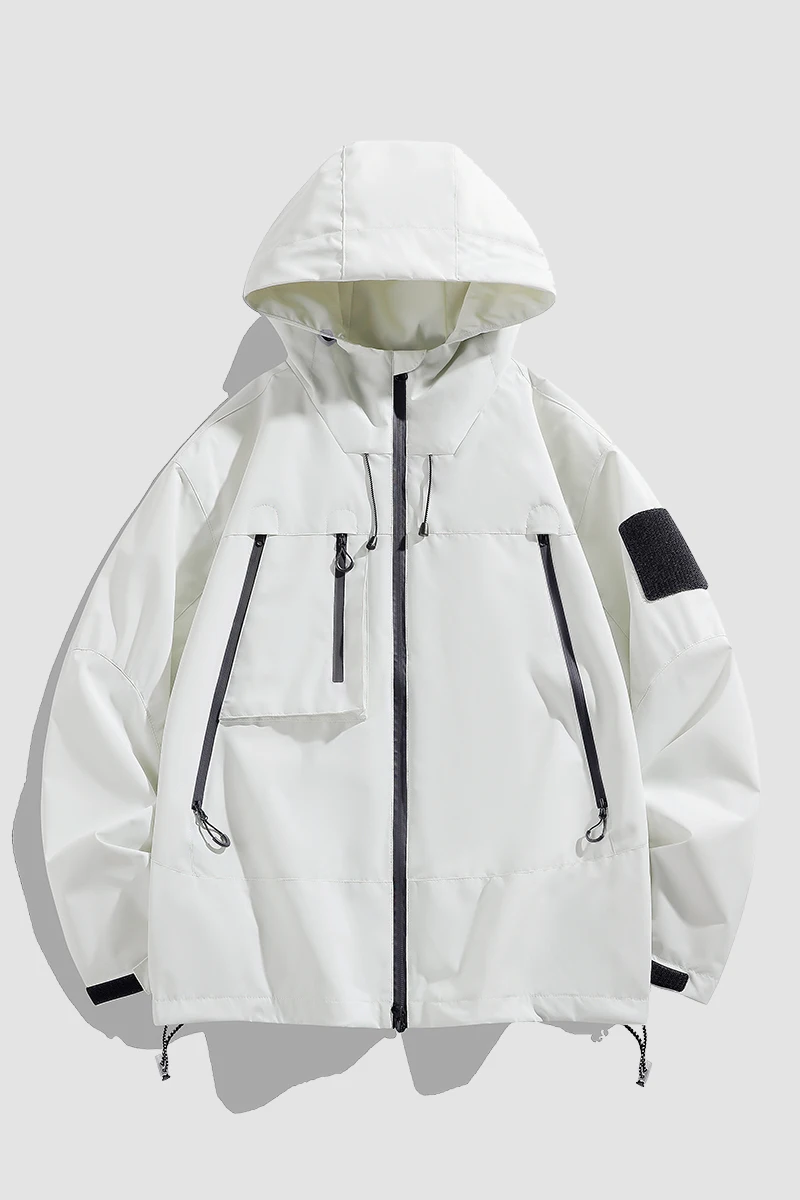 

Spring and Autumn New Windbreaker Jacket Men's Kable Style Workwear Outdoor Jacket Windbreaker Youth Fashion Jacket