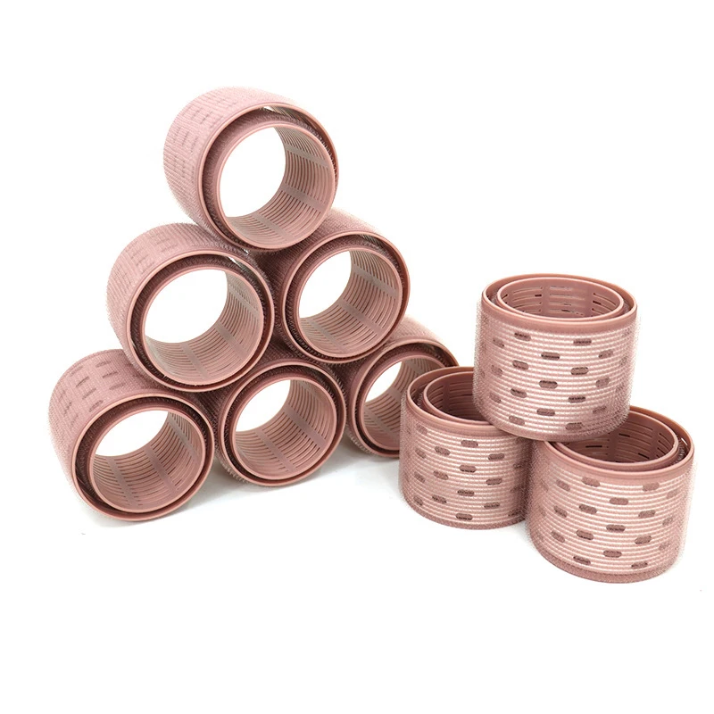 12pcs/set Extra Large Aluminum Core Rollers Hook & Loop Fast Heating Big Self Grip Air Bang Sleep Magic Heatless Curls 74mm 1924 view 2