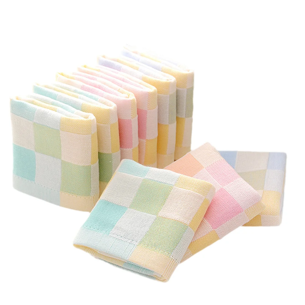

3pcs Baby Washcloth Reusable Shower Towel Face Bath Washcloth Absorbent Drying Cloth -Dry Bright Color Kitchen Floor
