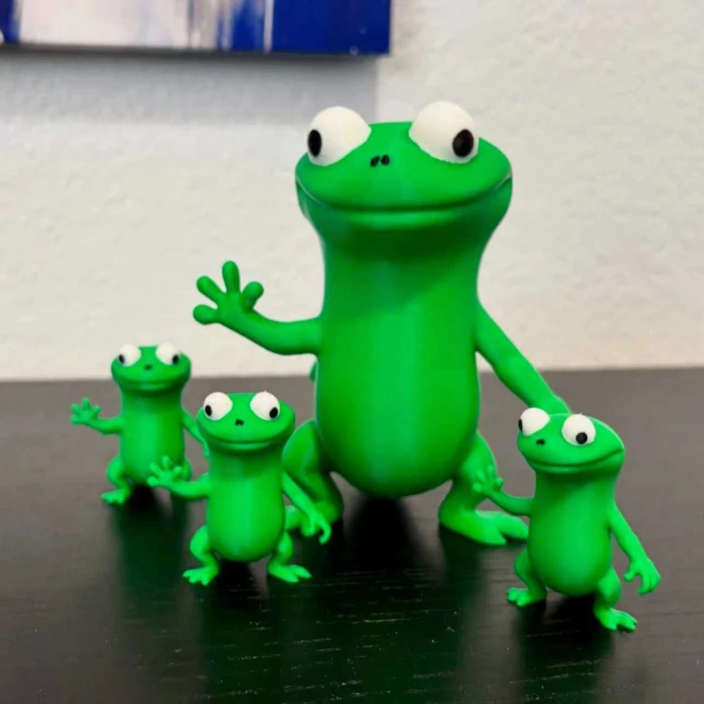 Estatuas de meme de lagarto impresas en 3D, divertido brazo de lagarto oscilante, adornos de decoración del hogar, fiesta, oficina en casa, decoraciones navideñas