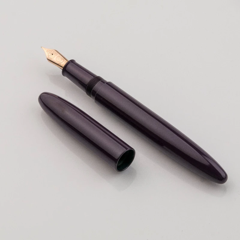 BALAOYE Beginner Calligraphy Pen Lacquer  Fountain Pen Hard Rubber F M B 0.5 1.0MM Vintage Natural Wood Smooth Writing Ink Pen