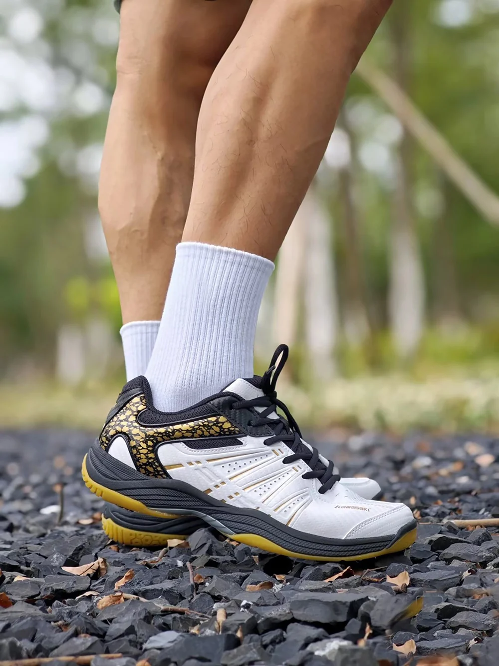 Kawasaki Badminton Shoes Breathable Anti-Slippery Sport Tennis Shoes for Men Women Sneakers K-063
