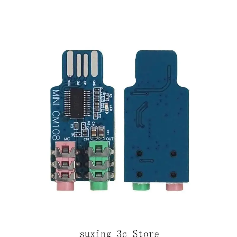

E8BE External USB Sound Card Driver бесплатно USB Sound Card Внешний звуковой адаптер CM108 для компьютерного ноутбука USB Sound