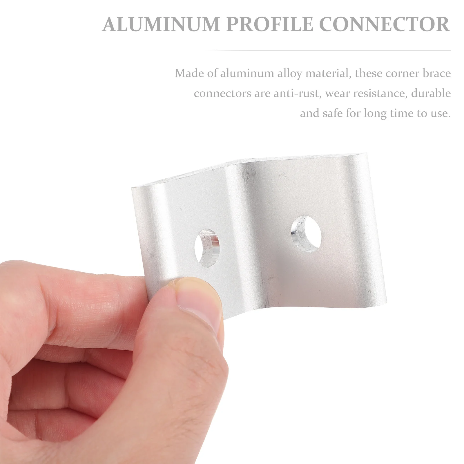 

10Pcs Aluminum Profile Corner Connector Strong L Bracket for Cnc 3D Printer Machine Guard Robotics Frame Construction Brackets