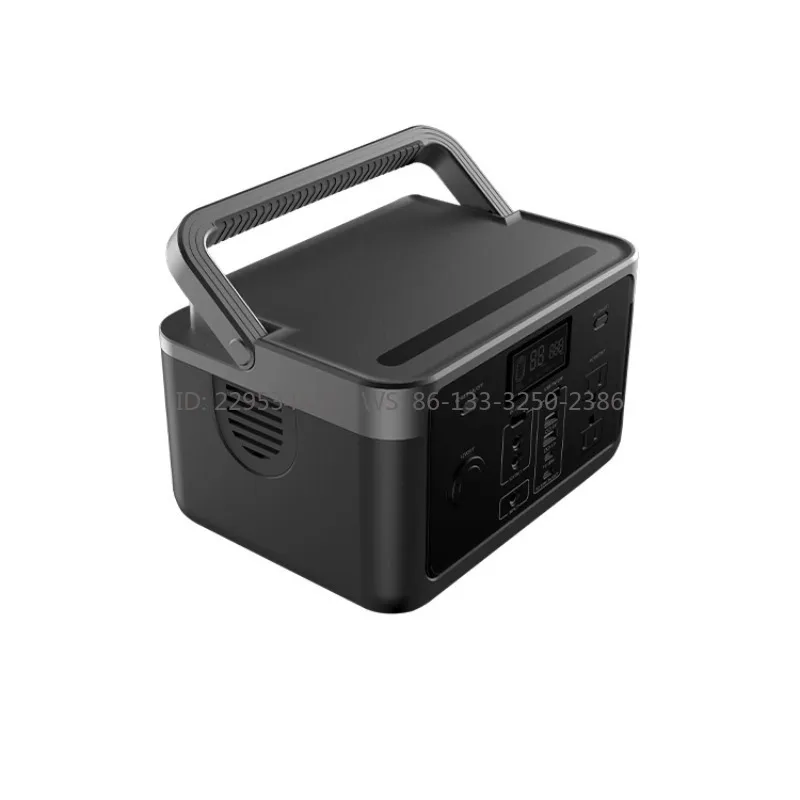 700Wh Portable Solar Generator 1000W Backup Power Supply for Outdoor Wild Use