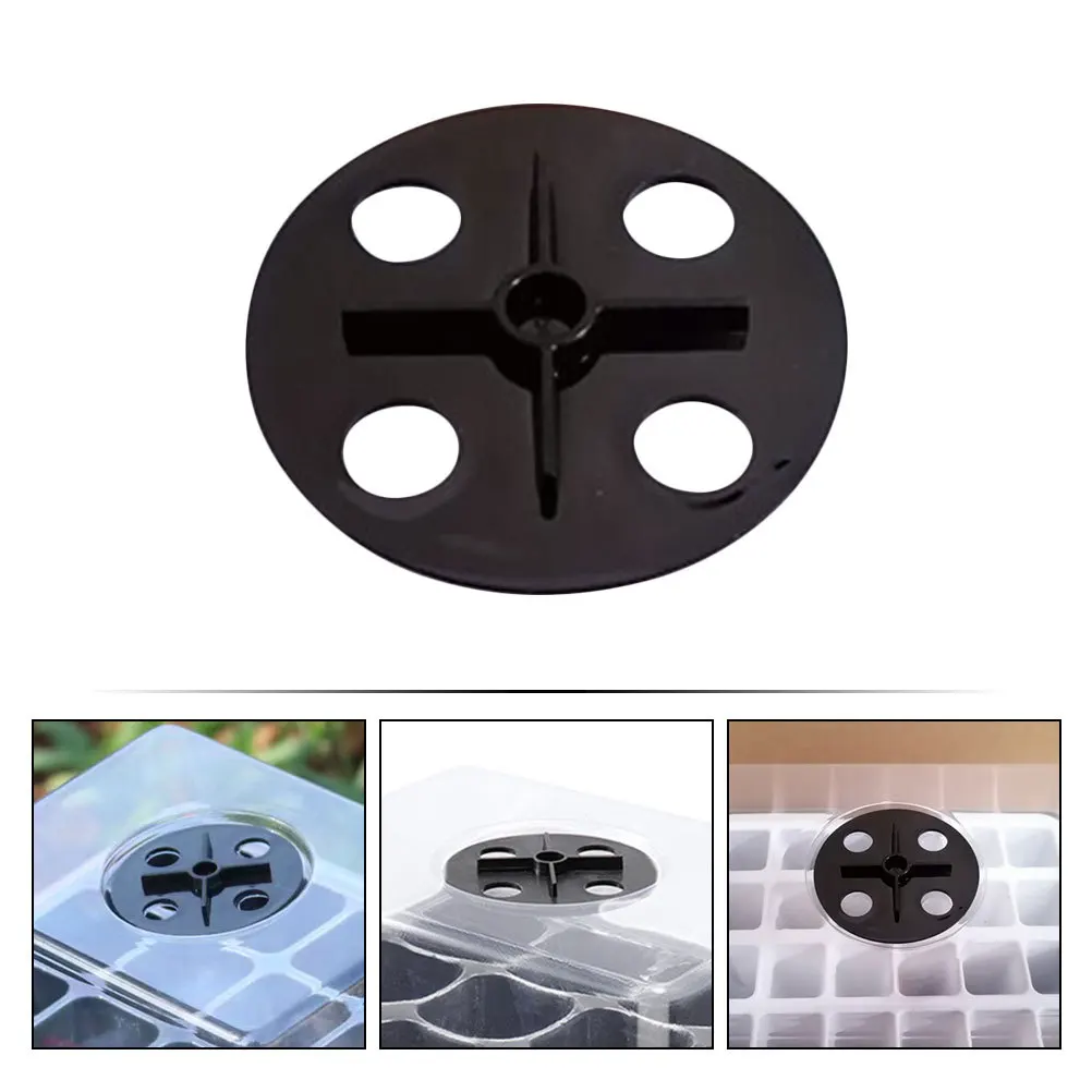 12 قطعة غطاء تهوية وعاء النبات عالي الجودة لتدفق الهواء المحسن وإدارة الرطوبة الدفيئة للزراعة #1