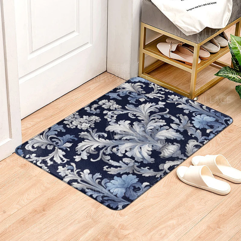 House entrance carpet Home door mat Modern Nordic style Room Bath Foot bathroom non-slip Kitchen water absorption rugs Abstract