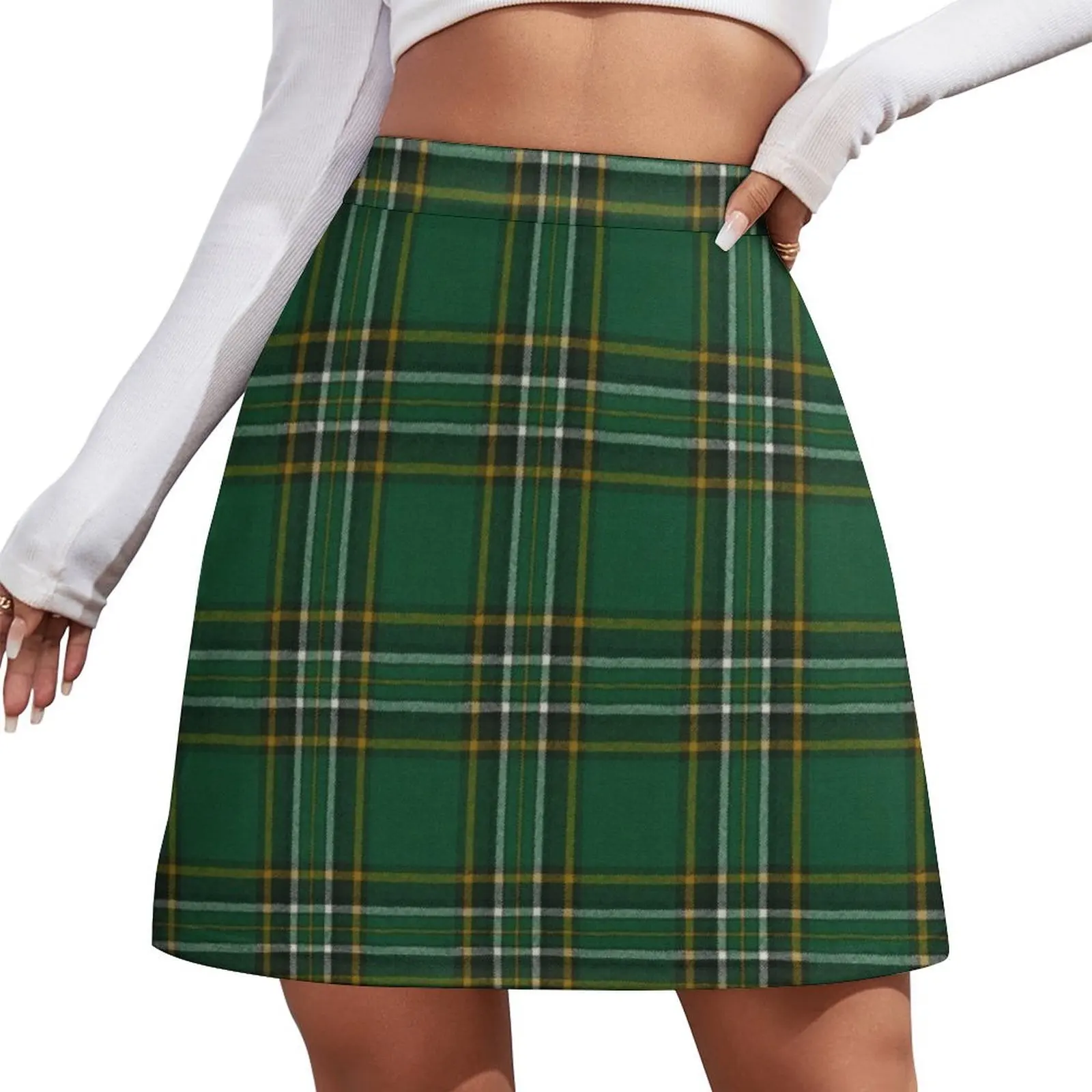 

Irish National Original Tartan Mini Skirt korean style skirt luxury women's skirt Mini