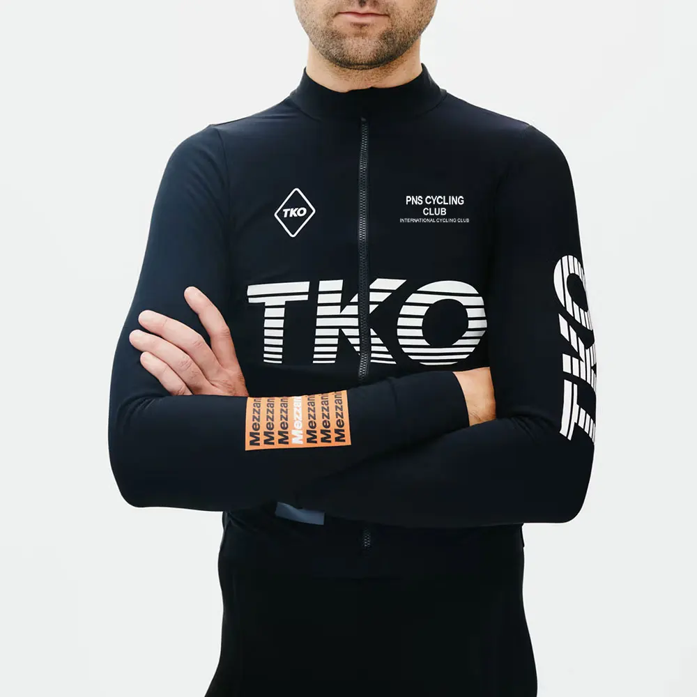 

Men PNS Cycling Jersey Pro Team TKO Race Cycling Jersey Long Sleeve Maillot Ciclismo Hombre High Quality MTB Road Bike Shirts