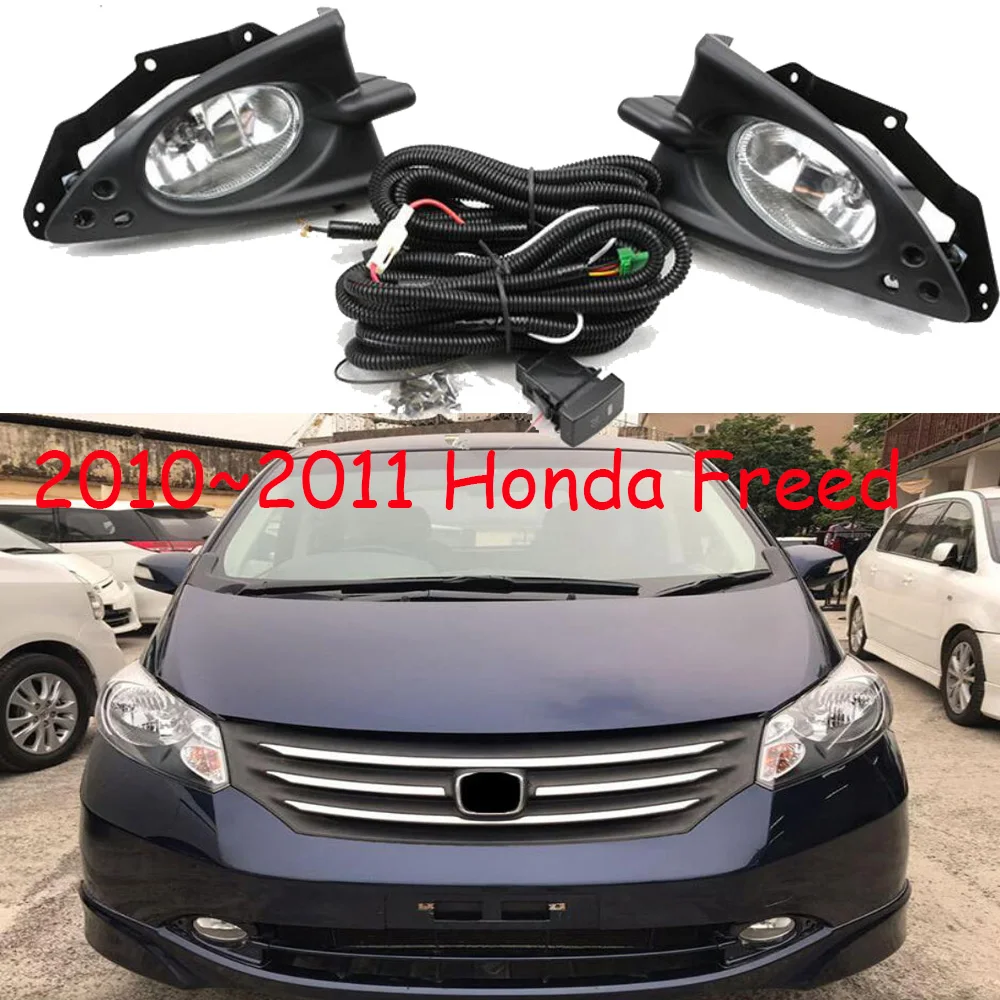 

Car bumper headlight for Freed fog light 2010~2011y car accessories halogen bulb auto Freed lamp