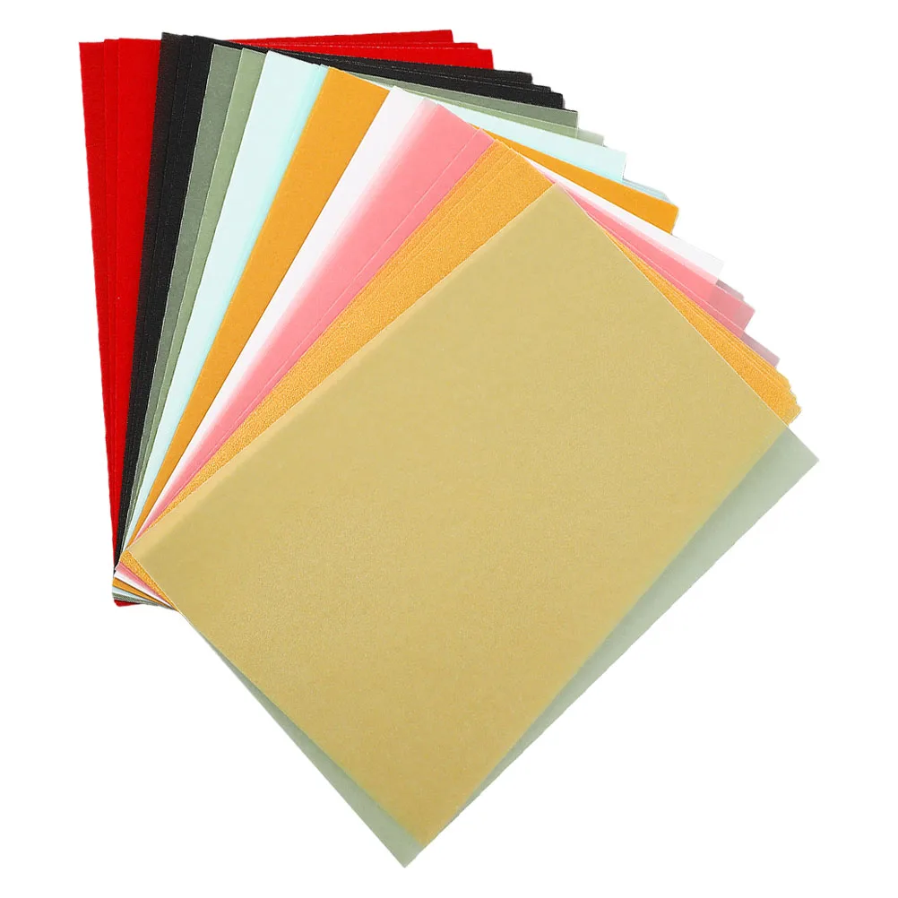 

100pcs Printing Paper Colored Translucent Tracing Paper For Drawing Sketching Transfer Painting Art Craft Scrapbooking