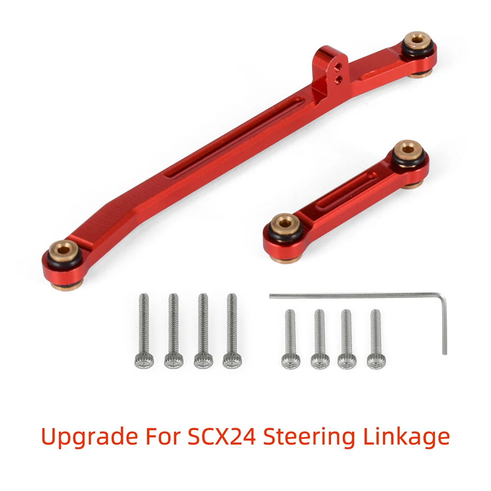 Metal Steering Linkage Link Rod for Axial SCX24 Upgrades Parts 1/24 RC Crawler Car Truck