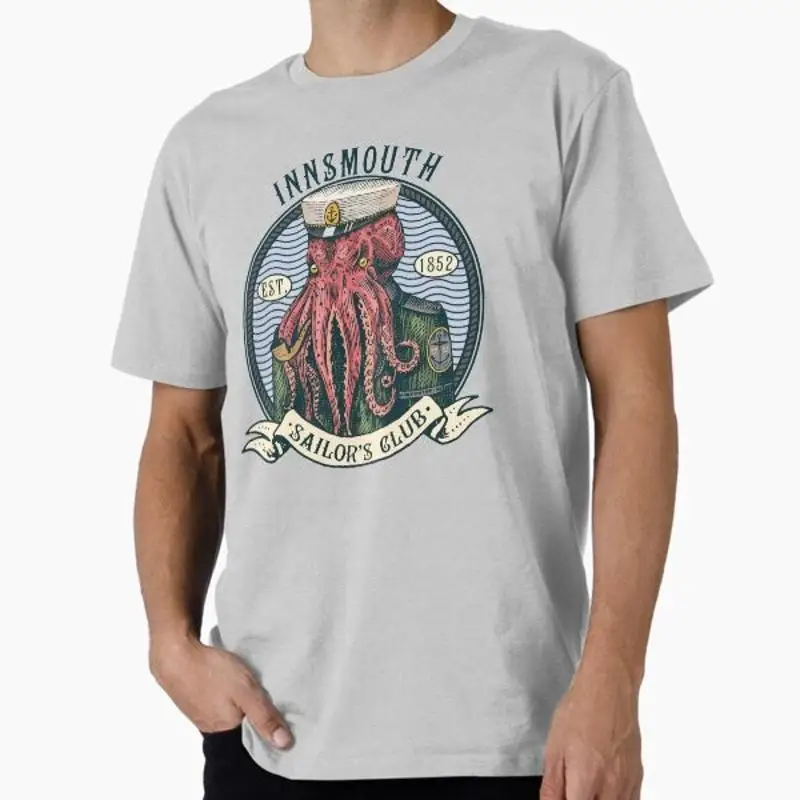 The Shadow over Innsmouth Lovecraft Cthulhu Sailor T shirt Made USA AUS M 2XL