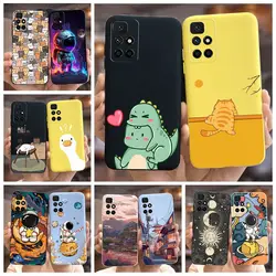 For Xiaomi Redmi 10 Case Redmi10 Prime Cute Fashion Cartoon Back Cover Soft Silicone Phone Case For Xiaomi Redmi 10 Prime Fundas