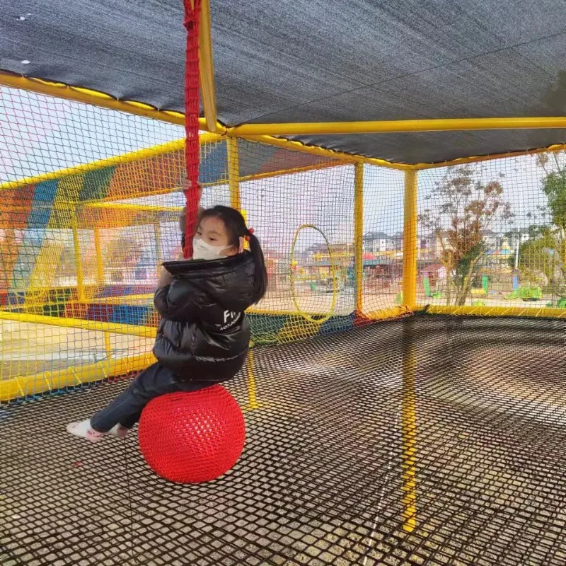 Rope net hanging ball swing indoor and outdoor children climbing amusement swing kindergarten home climbing training equipment