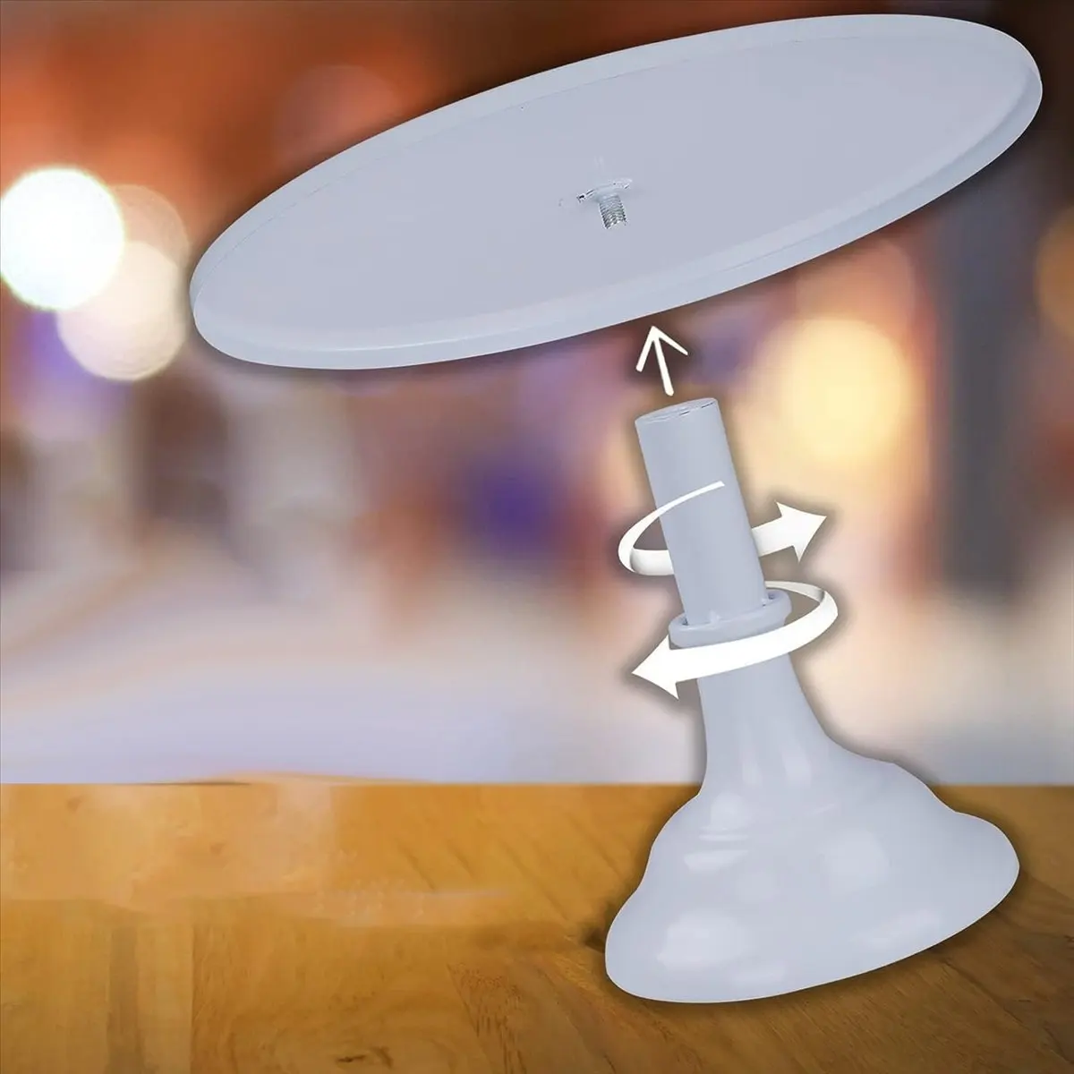 A75K 3Pcs Cake Stand, Cake Stand , Tall Cake Stands for Dessert Table, Perfect Display for Wedding Graduation Party,White